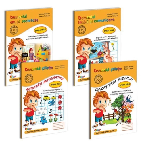 Pachet educational gradinita 4 carti, pentru grupa mica - Cristina Beldianu