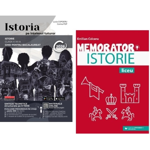 Pachet Bacalaureat Istorie. Ghid de pregatire si memorator - Lucia Copoeru Emilian Colceru