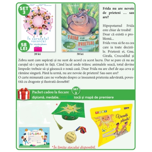 Set 3 de premiere. Clasa 1, 2025 (Frida nu are nevoie de prieteni... sau are?)