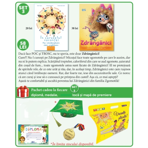 Set 3 de premiere Clasa pregatitoare 2025 (Zdranganici)