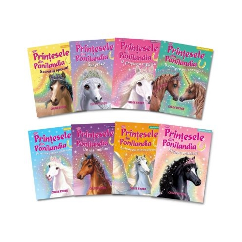 Colectia Printesele din Ponilandia - Set 8 volume, autor Chloe Ryder