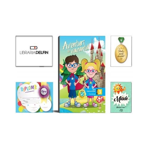 Pachet DZC: Aventuri de vacanta, Caiet transcurricular clasa a 3-a + Miade (Contribuie la cresterea fluentei in citire)
