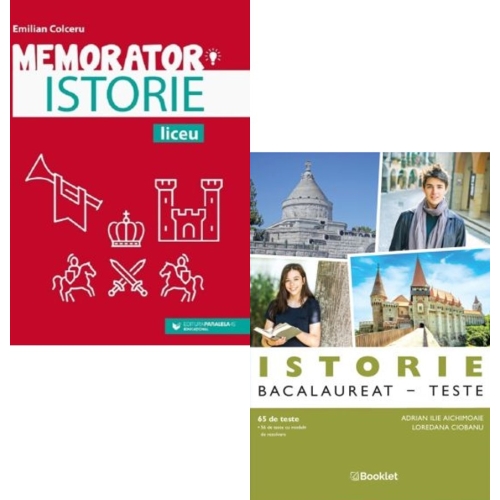 Pachet Bacalaureat Istorie. Memorator si 65 de teste - Adrian Ilie Aichimoaie Emilian Colceru