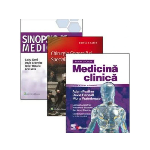 Pachet complet pentru examenul de rezidentiat - Kumar, Lawrence, Ganti Rezidentiat Hipocrate grupdzc