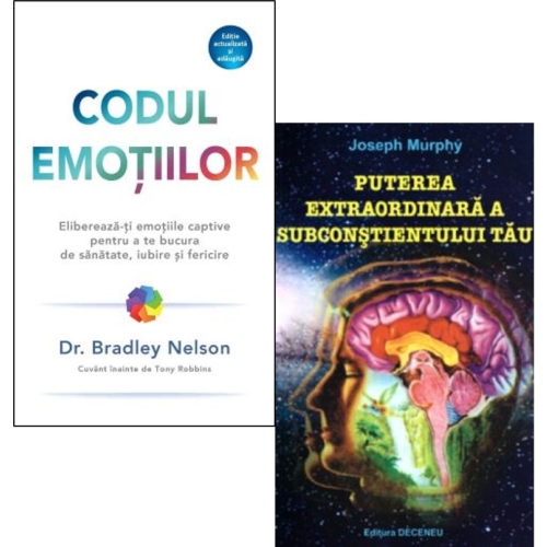 Pachet Codul emotiilor si Puterea extraordinara a subconstientului tau -  - Dr. Bradley Nelson, Joseph Murphy