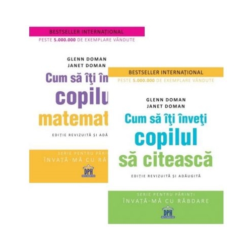 Pachet Parinti. Invata-ma cu rabdare. Cum sa iti inveti copilul sa citeasca si matematica - Glenn Doman, Janet Doman