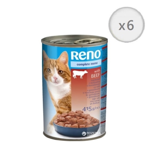 Pachet Reno Conserva Reno Cat Vita 415 g x 6 buc