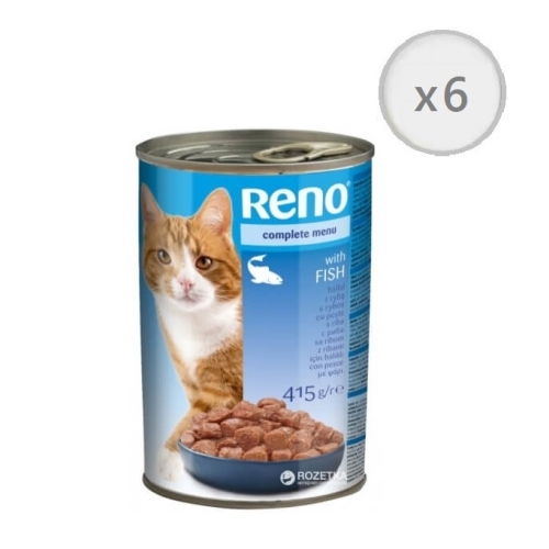 Pachet Reno Conserva Reno Cat Peste 415 g x 6 buc