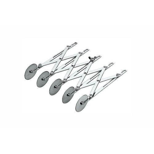 Taietor extensibil cu 5 role netede, din inox