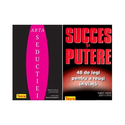 Pachet format din doua titluri Arta seductiei, Succes si putere. 48 de legi pentru a reusi in viata - Robert Greene, Joost Elffers