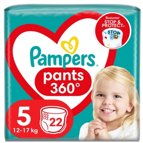 Pampers Chilot Nr.5 Extra large 12-17 kg, 22 buc.pe grupdzc.ro✅. Descopera gama copleta de produse la oferte speciale✅!