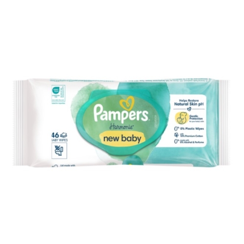 Pampers Harmonie Aloe servetele umede pentru copii, 46 buc