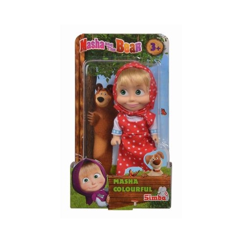 Papusica Masha in rochita rosie, Masha