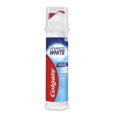 Pasta de dinti cu pompita, Advanced White, 100 ml, Colgate