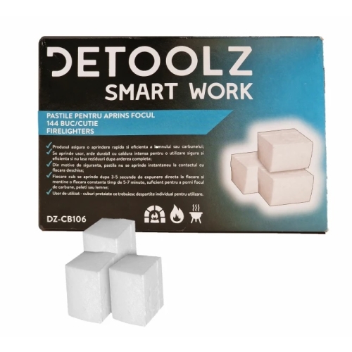 Pastile pentru aprins focul 144 buc/cutie
