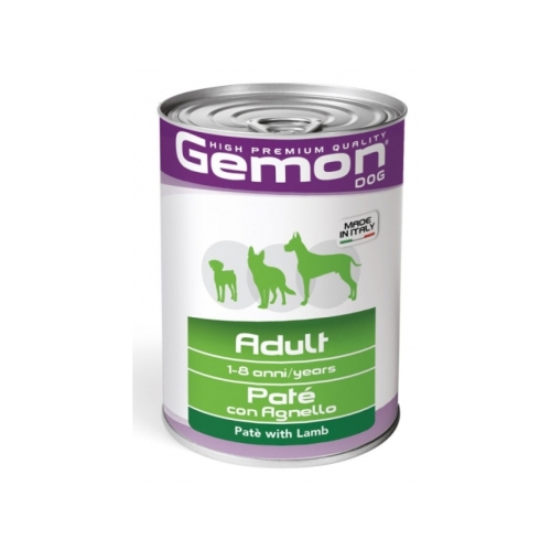 Monge Hrana Umeda Pentru Caini, Gemon Adult, Pate Cu Miel, 400 g