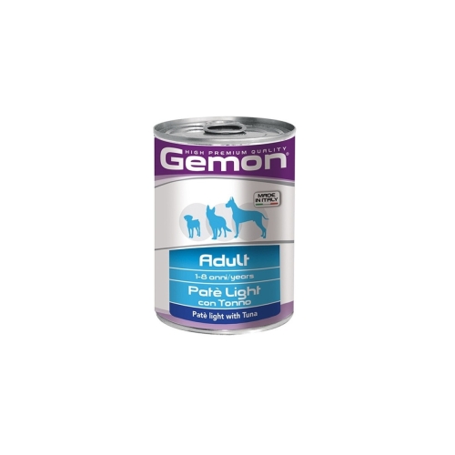 Monge Hrana Umeda Pentru Caini, Gemon Light Adult, Pate Cu Ton, 400 g