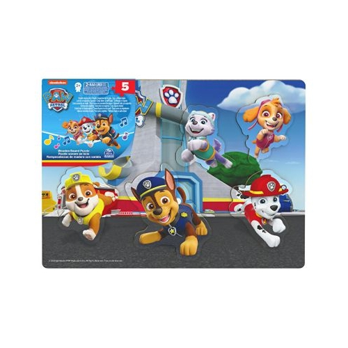 Patrula Catelusilor Puzzle lemn cu sunete si forme