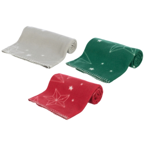 Patura Xmas, 100 × 70 cm, Rosu/Gri/Verde, Trixie 924131