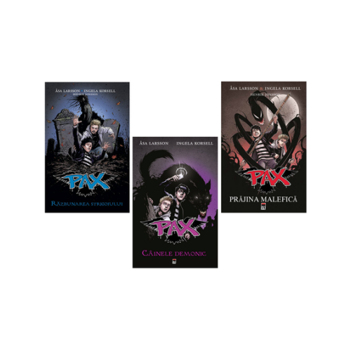 Set de 3 carti Pax Editura Rao. Prajina malefica, Cainele demonic, Razbunarea strigoiului