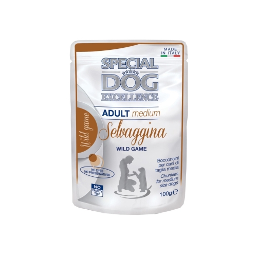 Monge Hrana Umeda Pentru Caini, Special Dog Excellence, Adult Medium, Vanat, 100 g