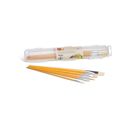 Set 5 pensule 1 perie cu varf rotund si 4 cu varf plat ( MC000124 )