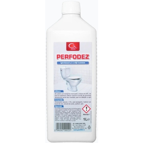 Perfodez - Detergent gel pentru toalete - 1 litru