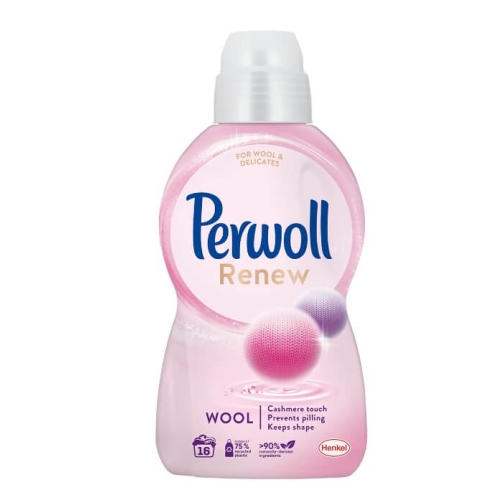 Detergent lichid pentru haine/rufe, Perwoll Renew Wool, 16 spalari, 960 ml