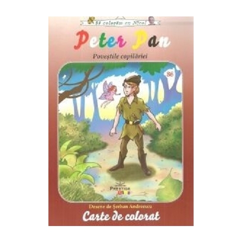 Peter Pan. Carte de colorat