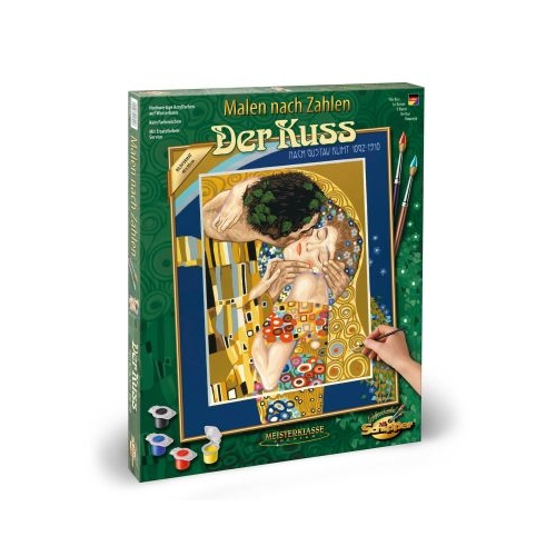 Kit pictura pe numere schipper, sarutul de Gustav Klimt, Schipper