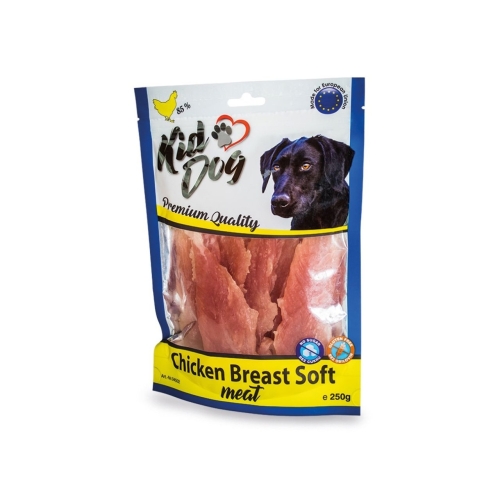 KidDog Recompense Pentru Caini, Piept De Pui Moale, 250 g, A04502