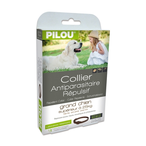 Pilou Zgarda Antiparazitara Caine Talie Mare, 75 cm