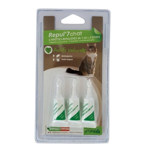 Pilou Pipeta Antiparazitara Pisici, 3x1 ml