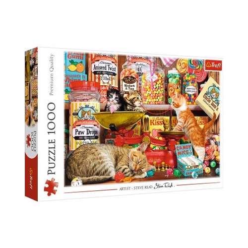 Puzzle pisici si dulciuri 1000 piese