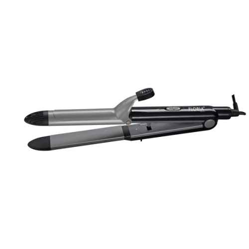 Placa 2 in 1 pentru indreptat si ondulat parul, 43W, Floria