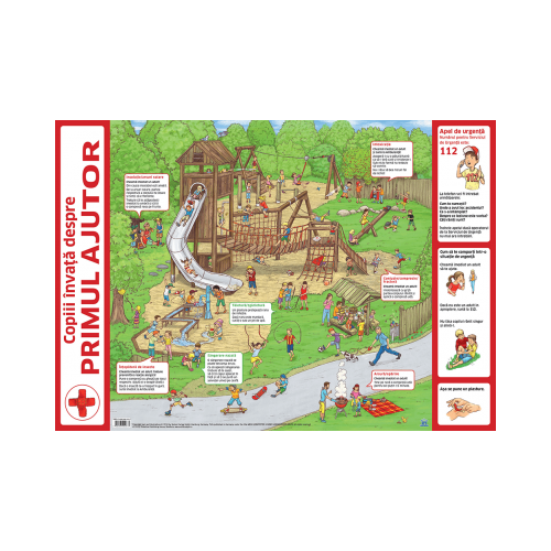 Plansa. Copiii invata despre primul ajutor, editura Didactica Publishing House