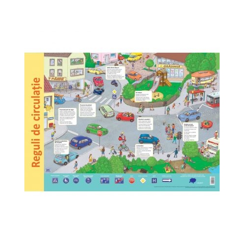 Plansa. Reguli de circulatie - Nelson Verlag, editura Didactica Publishing House