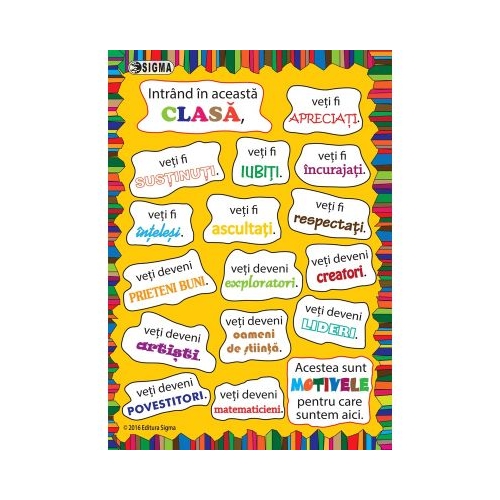 Plansa de intampinare pentru clasa pregatitoare si clasa I