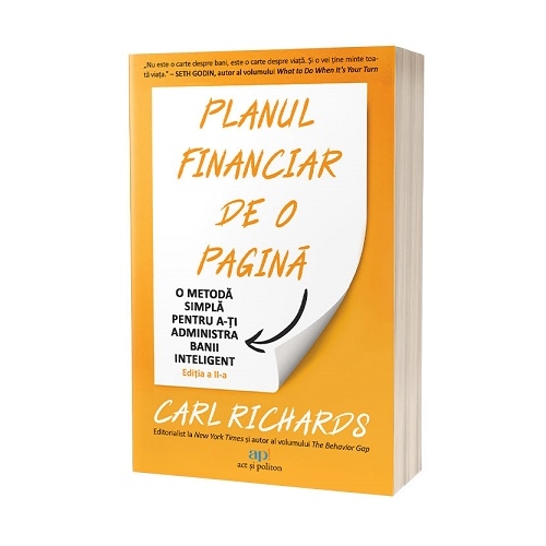 Planul financiar de o pagina. Editia 2 - Carl Richards