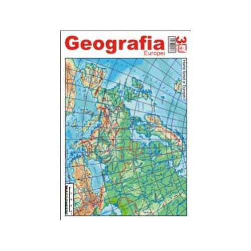 Pliant geografia Europei 3, editura Booklet
