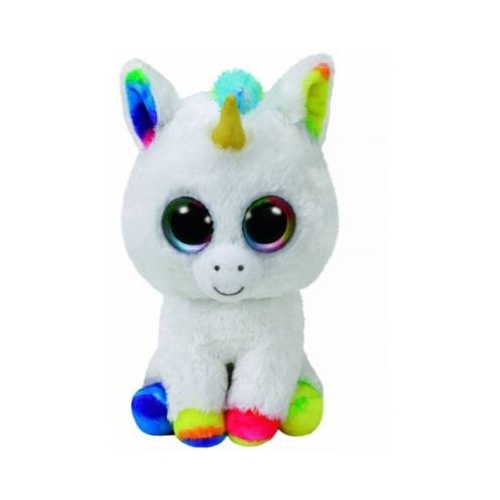 Plus 24 cm Boos Pixy unicorn alb, TY
