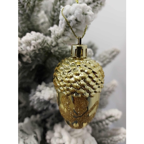 Set 6 ghinde plastic aurii MH8 