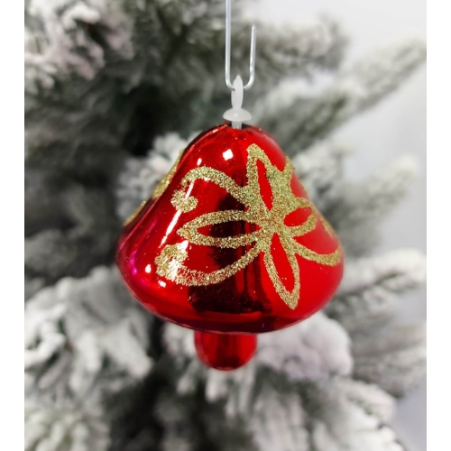 Set 6 ciuperci plastic rosu LRE6006-87/7  MH7