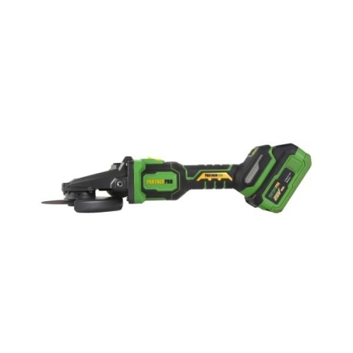 Polizor unghiular cu acumulator PartnerPro PBA-4A, 20V, 125 mm, motor brushless 1100 W, acumulator 4 Ah si incarcator incluse