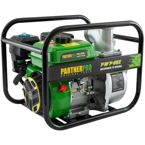 Pompa de apa pe benzina 3in PARTNERPRO PWP60X, 60 m³/h, 6.5 HP , MOTOR 4T