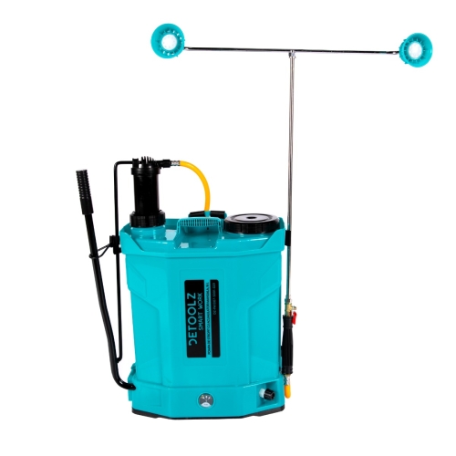 Pompa de stropit 2 in 1 (acumulator si manuala), 16 l, Detoolz 
