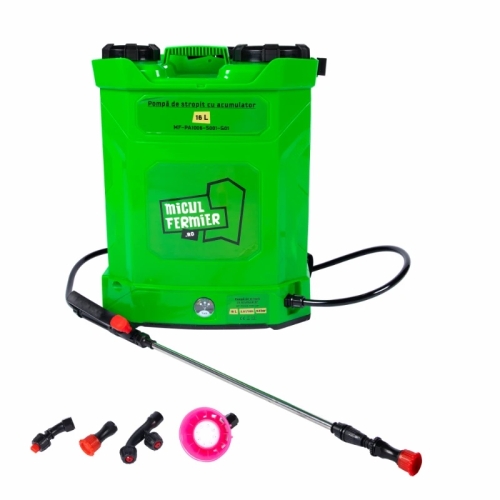 Pompa de stropit cu acumulator, Micul Fermier 16l