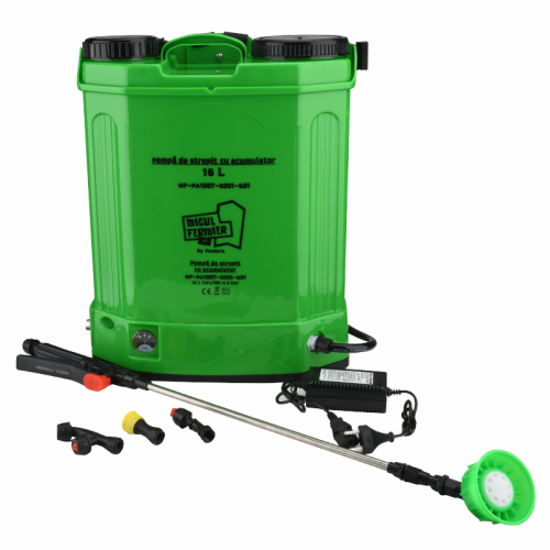 Pompa de stropit cu acumulator Micul Fermier 16 l