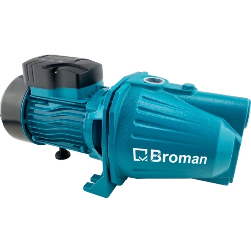 Pompa apa Broman suprafata JET-100, fonta, 1800 W, 60L/min, refulare 48m, aspiratie 9m