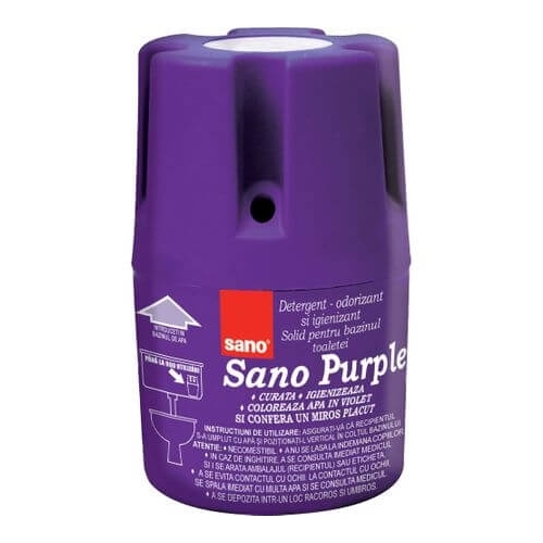 Sano Odorizant solid pentru rezervorul toaletei, Mov, 150gpe grupdzc.ro✅. Descopera gama copleta de produse la oferte speciale✅!